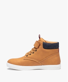 boots garcon unies a scratch avec detail en denim - redskins orange boots et bottillonsD958001_3