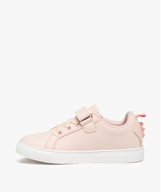 tennis a motif licorne avec fermeture scratch fille rose basketsD960801_3