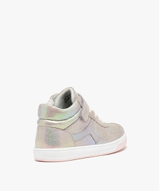 baskets fille mid-cut irisees a scratch multicolore basketsD961101_4