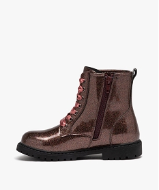 boots fille mid-cut a paillettes du 31 au 36 rougeD962701_3