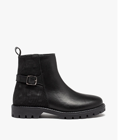 MARO VIOLET SANS GENRE NOIR:30147720244-Cuir vachette/Cuir chevre/Tpr/Polyester/