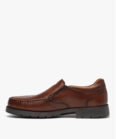 mocassins homme unis a talon plat - pierre cardin brunD967001_3