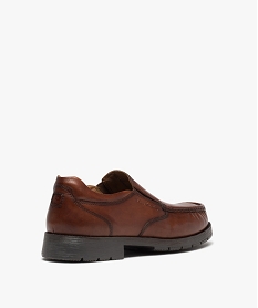 mocassins homme unis a talon plat - pierre cardin brunD967001_4