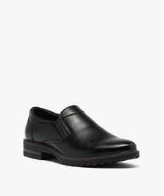 derby confort avec elastiques lateraux homme noirD968701_2