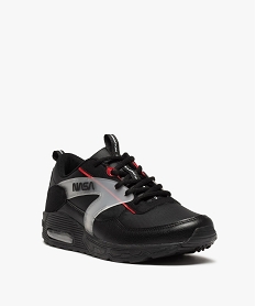 baskets homme a lacets et a bulle dair - nasa noirD968901_2
