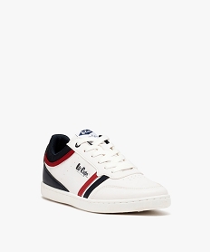 baskets homme casual a bandes colorees - lee cooper blancD970301_2