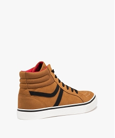 baskets homme mid-cut en suedine a col rembourre orangeD971501_4