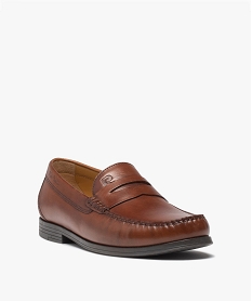 mocassins en cuir homme - pierre cardin diffusion orange mocassinsD972601_2