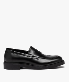 mocassin classique avec epaisse semelle homme noir mocassins et chaussures bateauxD972701_1