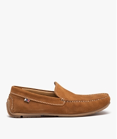 PANTALON STONE CHAUSSURE PLAT CAMEL:30275590104-Cuir vachette/Cuir mouton/Tpr/Cuir mouton/