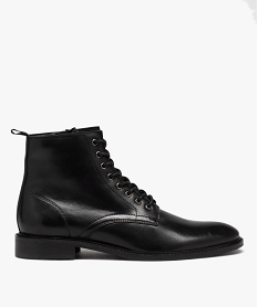 BOOTS NOIR / ROUGE SANS GENRE BLACK:30277720208-Cuir mouton/Cuir mouton/Tpr/Polyester/