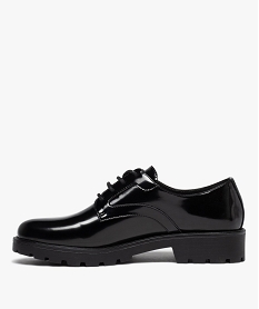 derbies femmes unis dessus vernis classique noir derbiesD978301_3