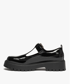 derby verni esprit babies sur semelle crantee femme noir derbiesD978601_3