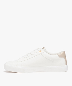 baskets a details dores femme blancD980401_3