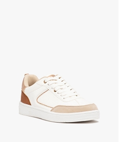 baskets femme retro a details brillants et colores - banana moon blancD980801_2