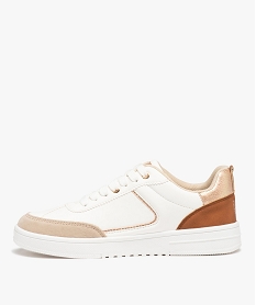 baskets femme retro a details brillants et colores - banana moon blancD980801_3