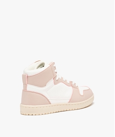 baskets mid bicolores femme blancD981601_4