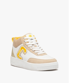 baskets femme mid-cut multicolores - camps united beigeD981701_2