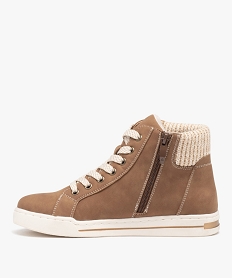 basket mid-cut avec col en tricot femme orangeD982001_3