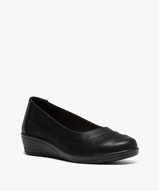 ballerines femmes confort unies finement compensees noir ballerinesD982301_2