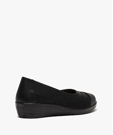 ballerines femmes confort unies finement compensees noir ballerinesD982301_4
