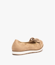 ballerines femme avec chaine fantaisie et semelle bicolore beige ballerinesD982501_4