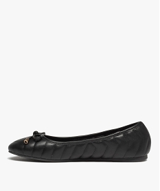 ballerines femme matelassees avec noeud decoratif noir ballerinesD982801_3