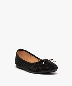 ballerines a strass avec noud decoratif femme noir ballerinesD983101_2
