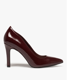 HOMEWEAR ECRU CHAUSSURE TALON BORDEAUX:30386640956-Pu (polyurethan/Pu (polyurethan/Caoutchouc/Pu (polyurethan/
