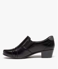 escarpins confort a talon carre et bout amande noir standard escarpinsD987401_3