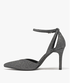 Escarpins gris pailleté outlet