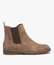 CHAUSSURE TALON NOIR BOOTS TAUPE:30387720085-Pu (polyurethan/Pu (polyurethan/Pu (polyurethan/Polyester/