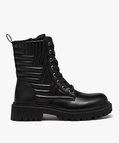 SWEAT OLIVE BOOTS NOIR:30387720121-Pu (polyurethan/Pu (polyurethan/Tpr/Polyester/
