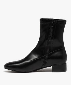 boots chaussettes a tige souple femme noirD993301_3