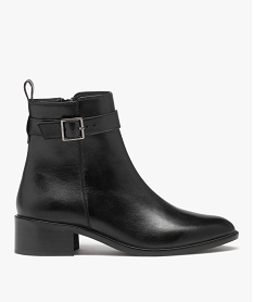 PANTALON STONE BOOTS NOIR:30387720163-Cuir mouton/Cuir mouton/Tpr/Polyester/