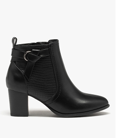 PULL BLEU BOOTS NOIR:30387740069-Pu (polyurethan/Pu (polyurethan/Tpr/Polyester/