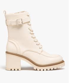 BOOTS MARRON BOOTS BEIGE:30387740100-Pu (polyurethan/Pu (polyurethan/Tpr/Polyester/