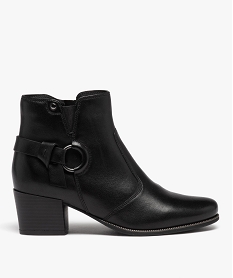 CHAUSSURE SPORT BROWN BOOTS NOIR:30387740117-Cuir vachette/Cuir chevre/Tpr/Polyester/