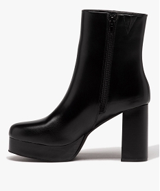 boots femme unies a talon carre et semelle plateforme noirD999401_3