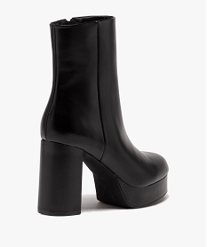 boots femme unies a talon carre et semelle plateforme noirD999401_4