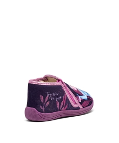 chaussons fille bottillons a zip la reine des neiges - disney violetE006501_4