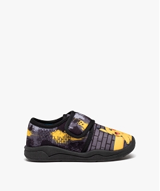 chaussons garcon a scratch imprimes pikachu - pokemon grisE006701_1