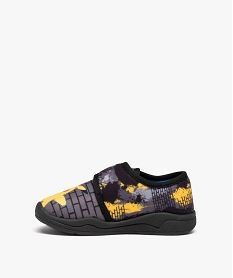 chaussons garcon a scratch imprimes pikachu - pokemon noirE006701_3