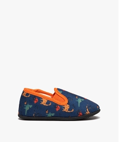 chaussons garcon a motifs dinosaures bleuE006801_1