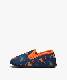 chaussons garcon a motifs dinosaures bleuE006801_3