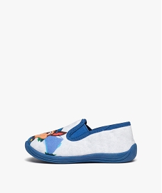 pantoufles garcon imprimes en velours - pat patrouille grisE006901_3