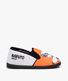 GEMO Chaussons garçon pantoufle en velours - Naruto Noir