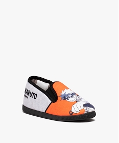 chaussons garcon pantoufle en velours - naruto noirE008101_2