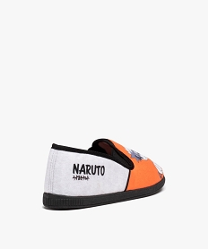 chaussons garcon pantoufle en velours - naruto noirE008101_4