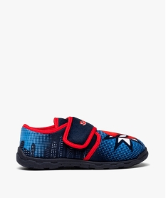GEMO Chaussons garçon super héros à scratch - Marvel bleu standard